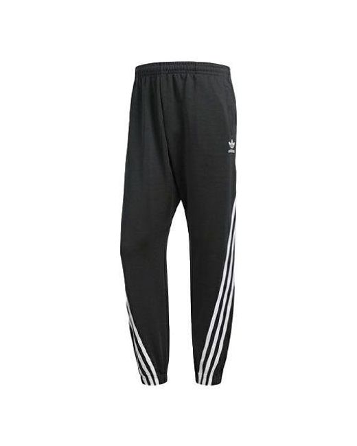 Adidas Black Originals Bundle Feet Running Sports Pants for men