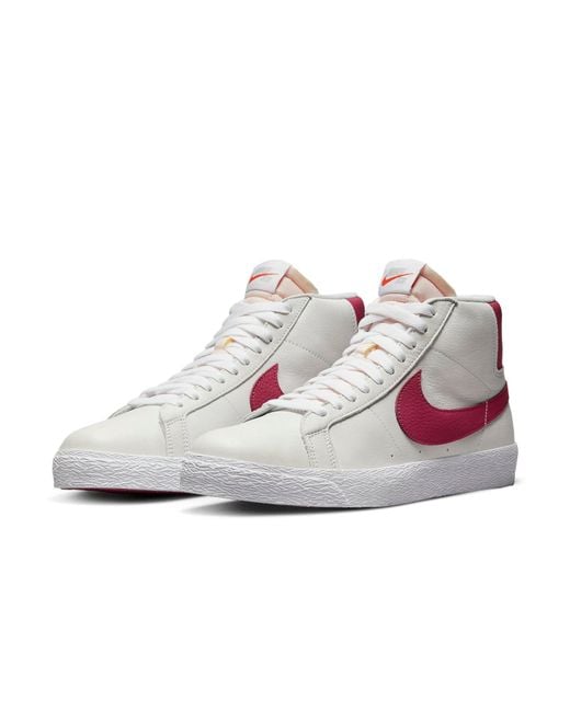 Nike White Zoom Blazer Mid Sb 'Sweet Beet' for men