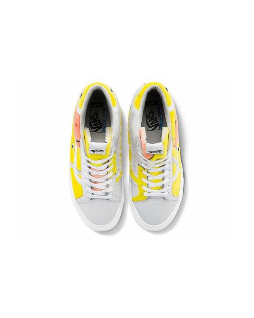Vans Yellow Mid Zoo Skool Vlt Lx for men