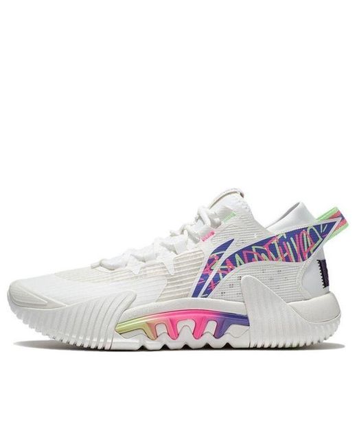 Li-ning White Bad Five 2 Low 'Rice Multi' for men