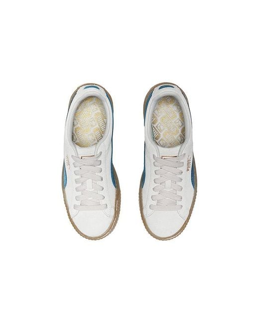 PUMA Blue (Wmns) Suede Platform Core//Gum