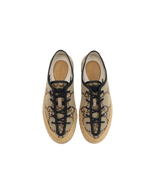Gucci Brown Gg Canvas Sneaker for men
