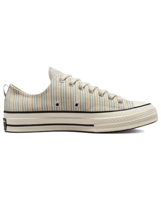 Converse White Chuck 70 Low 'Pecan Stripes' for men