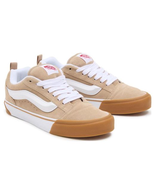 Vans White Knu Skool Tan'