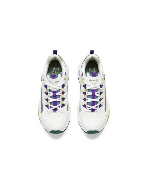 Skechers White D'Lites 4.0 for men