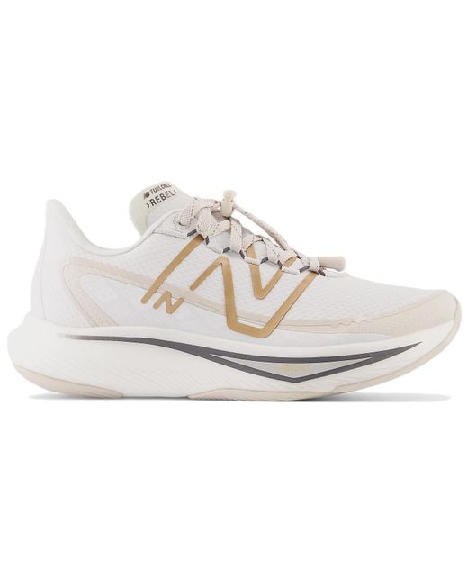 New Balance White (Wmns) Fuelcell Rebel V3 Permafrost 'Moonbeam'