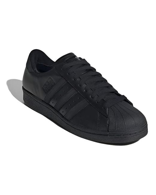 Adidas Black Superstar 80S Recon 'Triple' for men