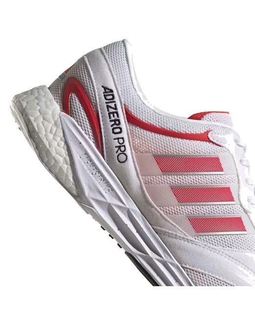 Adidas White Adizero Adios Pro V1 Dna Solar' for men