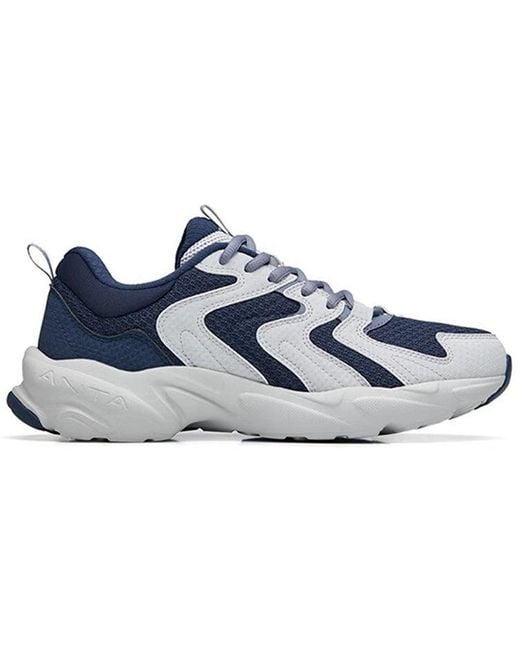 Anta Blue Running Shoes 'Navywhite' for men