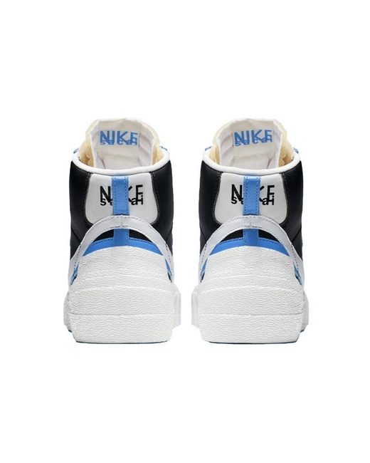 Nike Blue X Sacai Blazer Mid for men