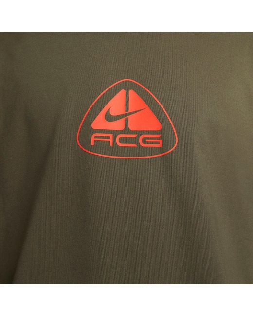 Nike Green Acg Long Sleeve Tee for men