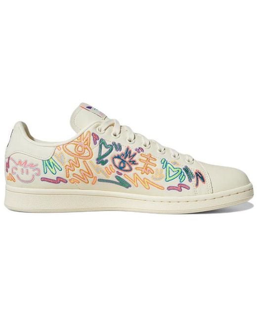 Adidas White Kris Andrew Small X Stan Smith 'Pride' for men