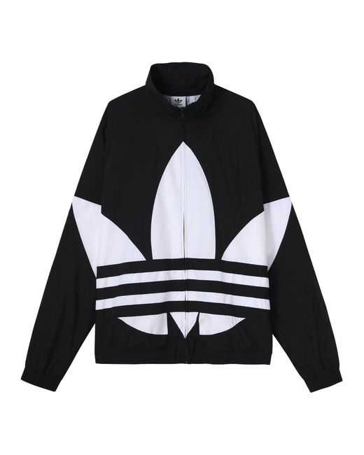 Adidas Black Originals Big Trefoil Track Top Night Marine Logo for men