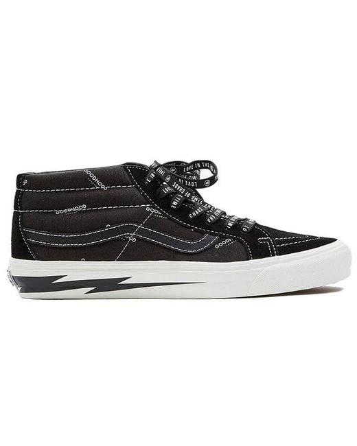Vans Black Goodhood X Vault Og Sk8-Mid Lx Retro Sneakers for men