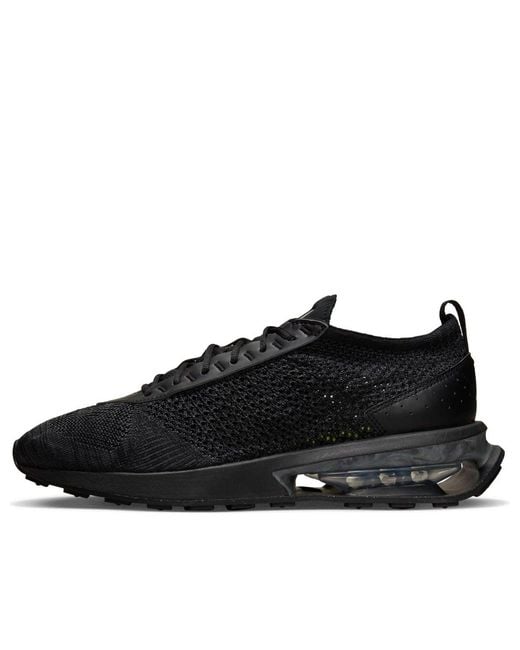 Nike Black Air Max Flyknit Racer 'Triple' for men