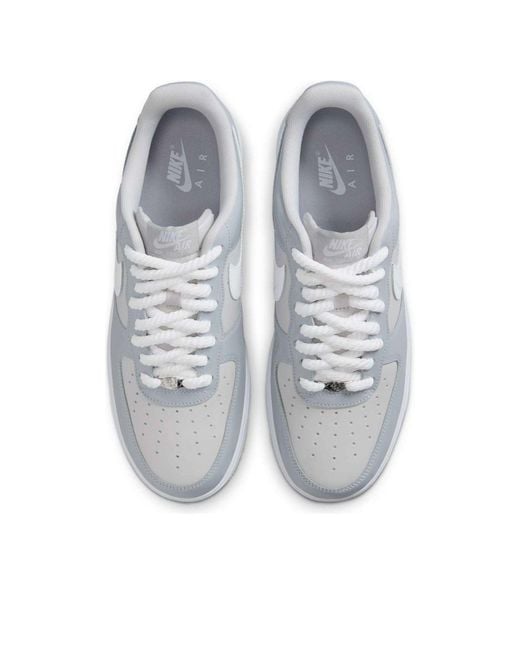 Nike White Air Force 1 '07 Lv8 'Wolf Vast' for men
