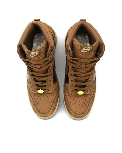 Nike Brown Dunk High Premium 'Mighty Crown' for men