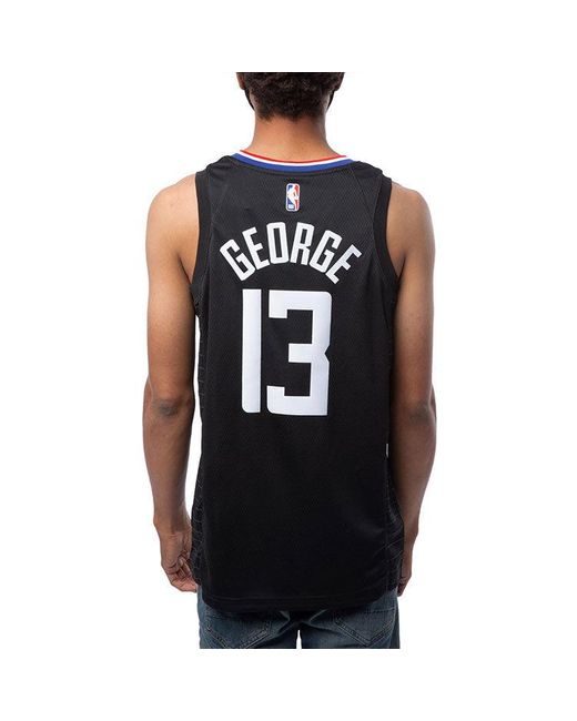 Nike Green Nba Sw Fan Edition Los Angeles Clippers Jersey 2020-21 Season George No. 13 for men