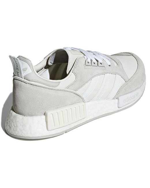 Adidas White Boston Super R1 'Triple' for men