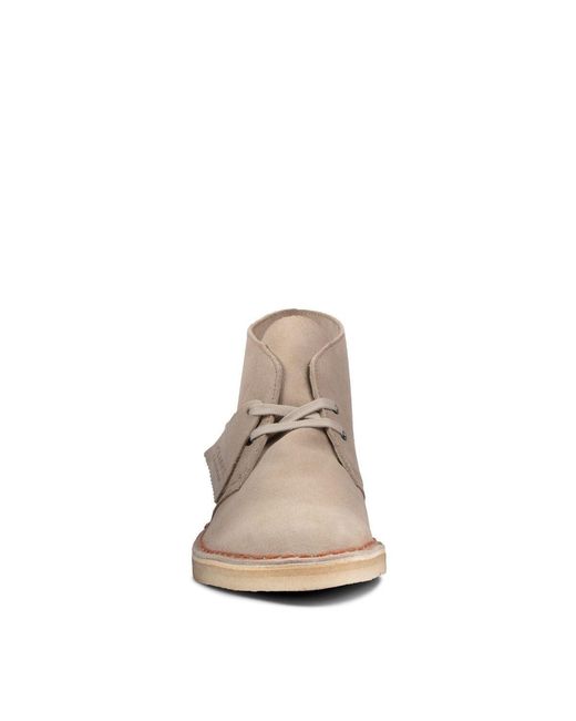 Clarks Natural Desert Boots 'Sand Suede' for men