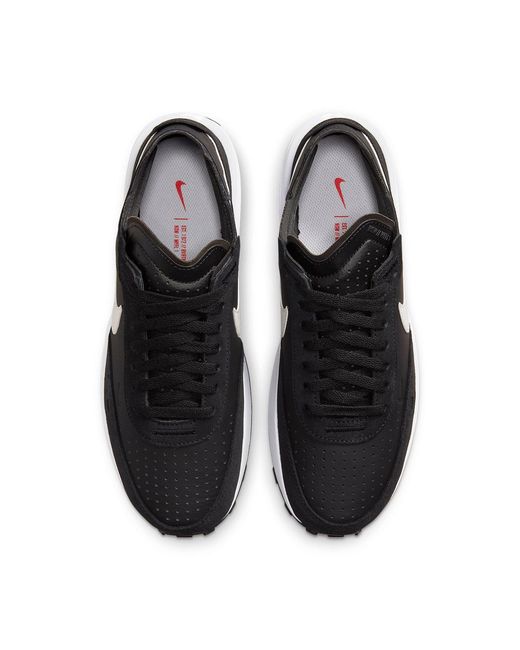 Nike Black Waffle One Leather for men
