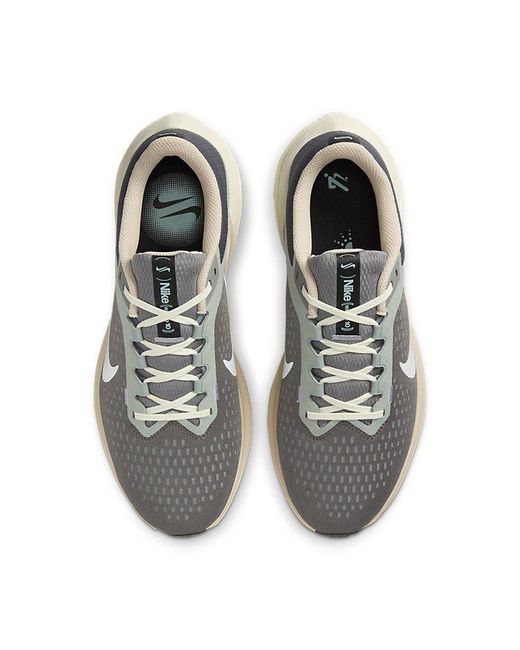 Nike Gray Air Zoom Winflo 'Flat Pewter' for men