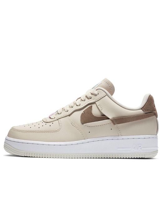 Nike White (Wmns) Air Force 1 Low Vandalized 'Light Orewood'