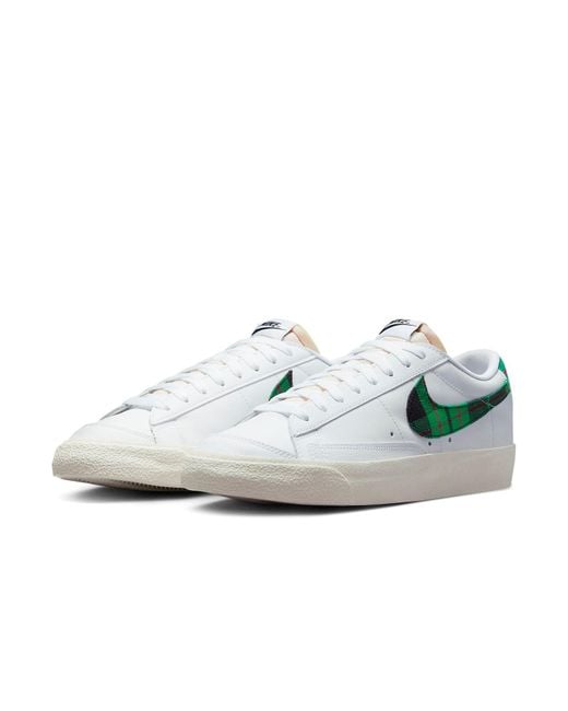 Nike White Blazer Low '77 Premium 'Tartan Plaid' for men