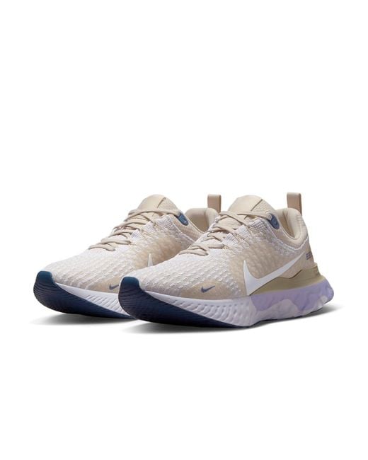 Nike White (Wmns) React Infinity Run Flyknit 3 'Oat'