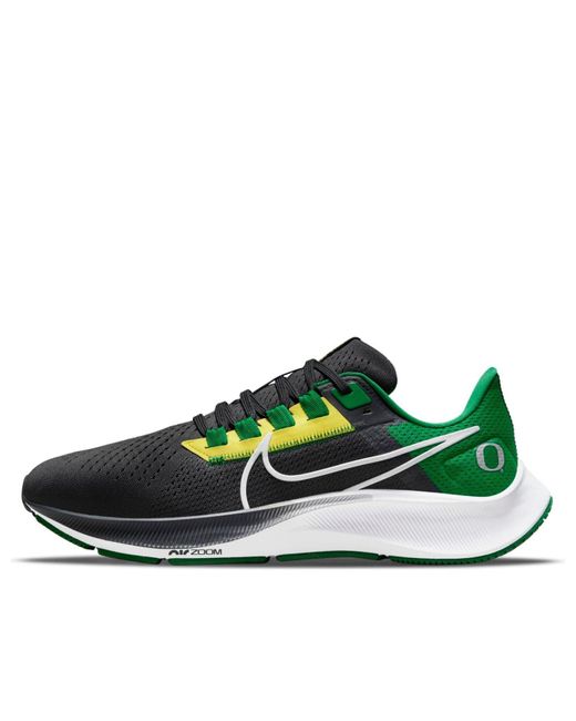 Nike Green Air Zoom Pegasus 38 'Oregon' for men