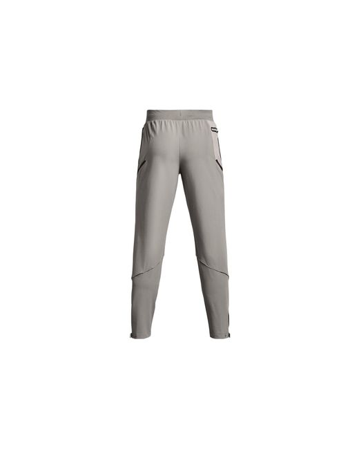 Under Armour Gray Unstoppable Brushed Pants 'Light Milk' for men