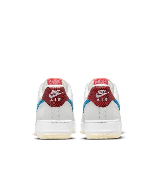 Nike Blue X Undefeated Air Force 1 Low '5 On It' for men