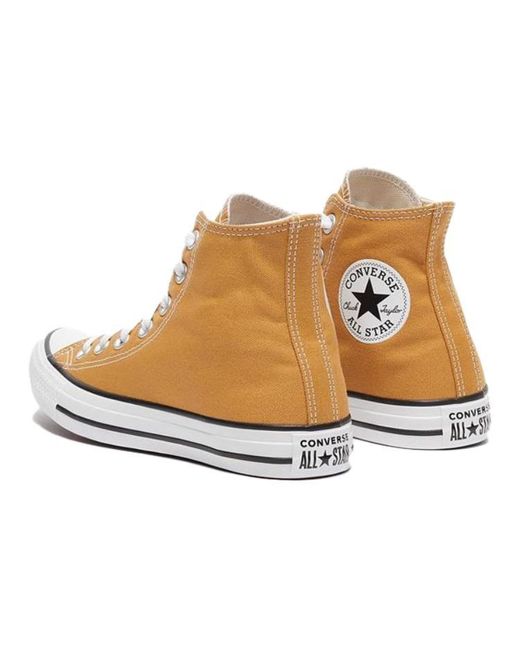 Converse Natural Chuck Taylor Hi All Star Sneakers 'Burnt Honey'