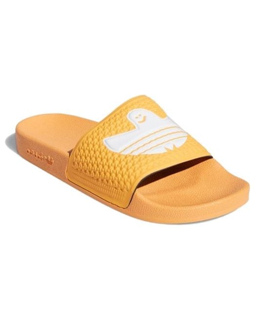 Adidas Yellow Mark Gonzales X Shmoofoil Slide 'Hazy' for men