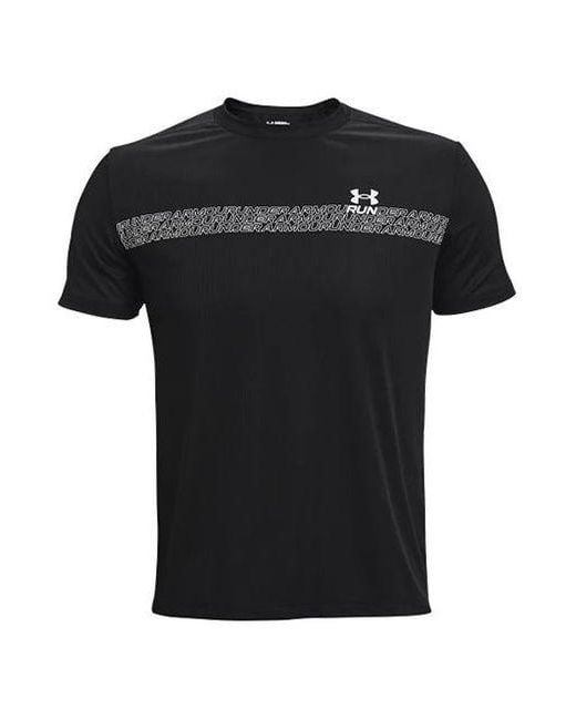Under Armour Black Speed Stride T-Shirt for men