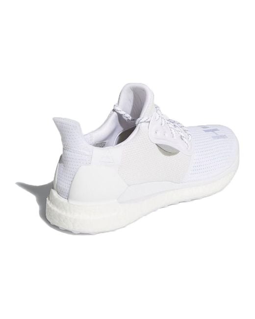 Adidas White X Pharrell Solar Hu Glide Prd 'Cloud' for men