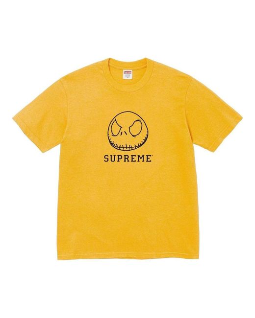 Supreme Yellow Skeleton T-shirt for men