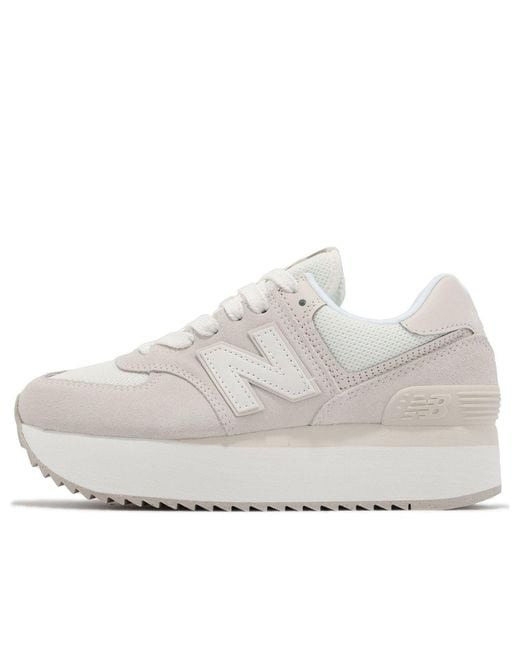 New Balance White (Wmns) 574+ 'Sea Salt Turtledove'
