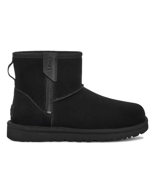 Ugg Black (Wmns) Classic Mini Bailey Zip Boot