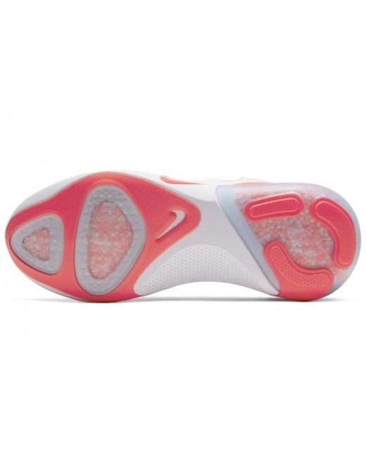 Nike White (Wmns) Joyride Run Fk 'Laser Crimson'
