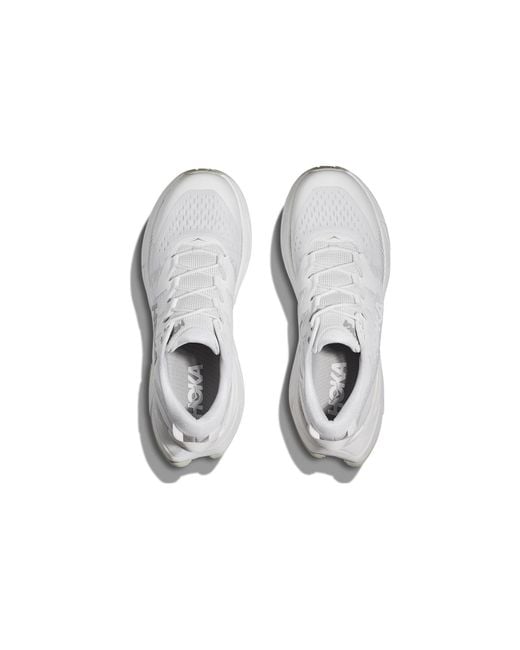 Hoka One One White Skyline Float X 'Triple' for men