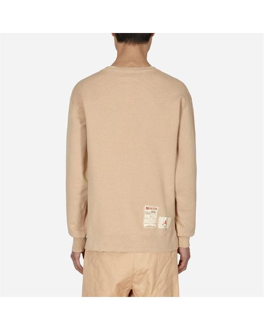 Nike Natural X Union Crossover Logo Solid Color Sleeve Sports Round Neck Asia Edition for men