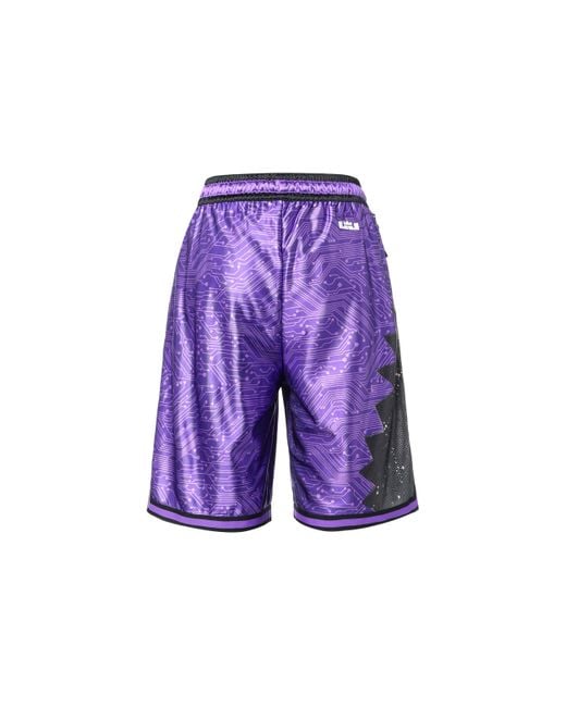 Nike Blue X Space Jam:a New Legacy Lebron Basketball Shorts for men