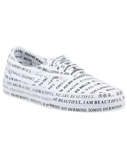 Vans White X We Are Beautiful Era for men