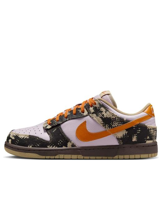 Nike Brown Dunk Low Retro Ltd 'Punk Rock Digital Camo' for men