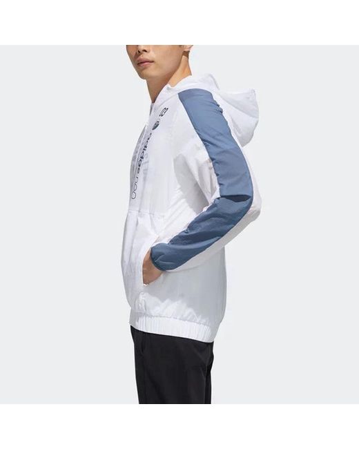 Adidas Blue Neo Brlv Wb 1 Sports Jacket for men