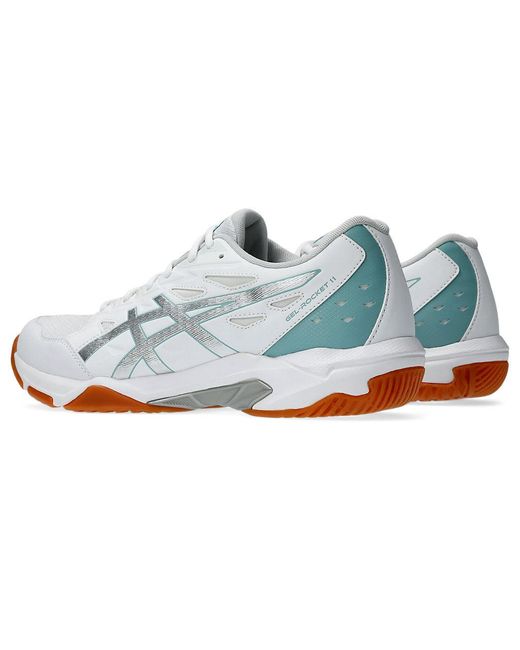 Asics White Gel-Rocket 11 for men