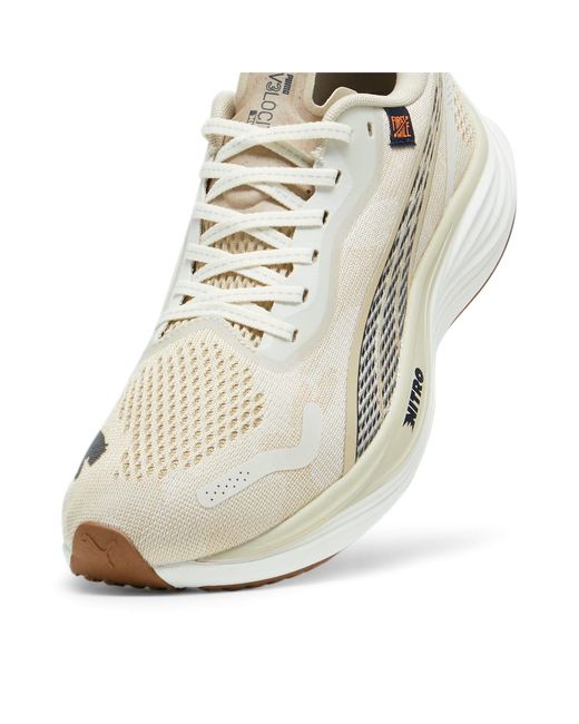 PUMA White X First Mile Velocity Nitro 3 'Vapor Putty' for men