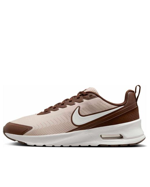 Nike Brown Air Max Nuaxis 'Sanddrift Cacao Wow Sail' for men