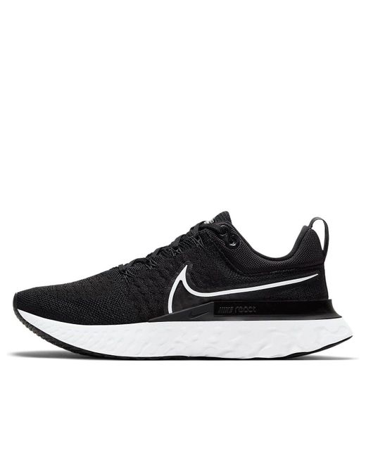Nike Black React Infinity Run Flyknit 2